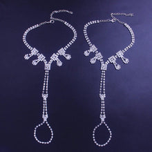 Load image into Gallery viewer, Anklet Toe Chain Set - Blingdropz
