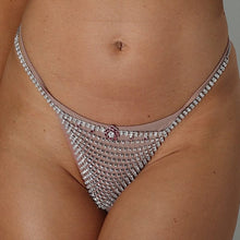 Load image into Gallery viewer, Crystal Chain Bikini - Blingdropz
