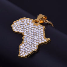 Load image into Gallery viewer, Icy Africa Pendant Necklace - Blingdropz
