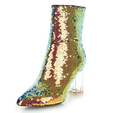 Load image into Gallery viewer, Sequin Boots - Blingdropz
